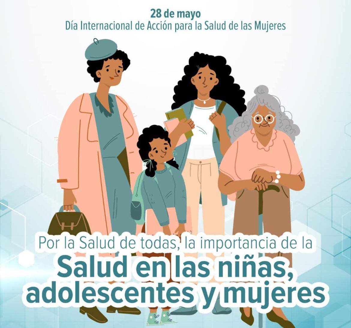 La Dirección de Atención para la Mujer se suma a la Conmemoracion por el Día Internacional de Acción por la Salud de las Mujeres. 
