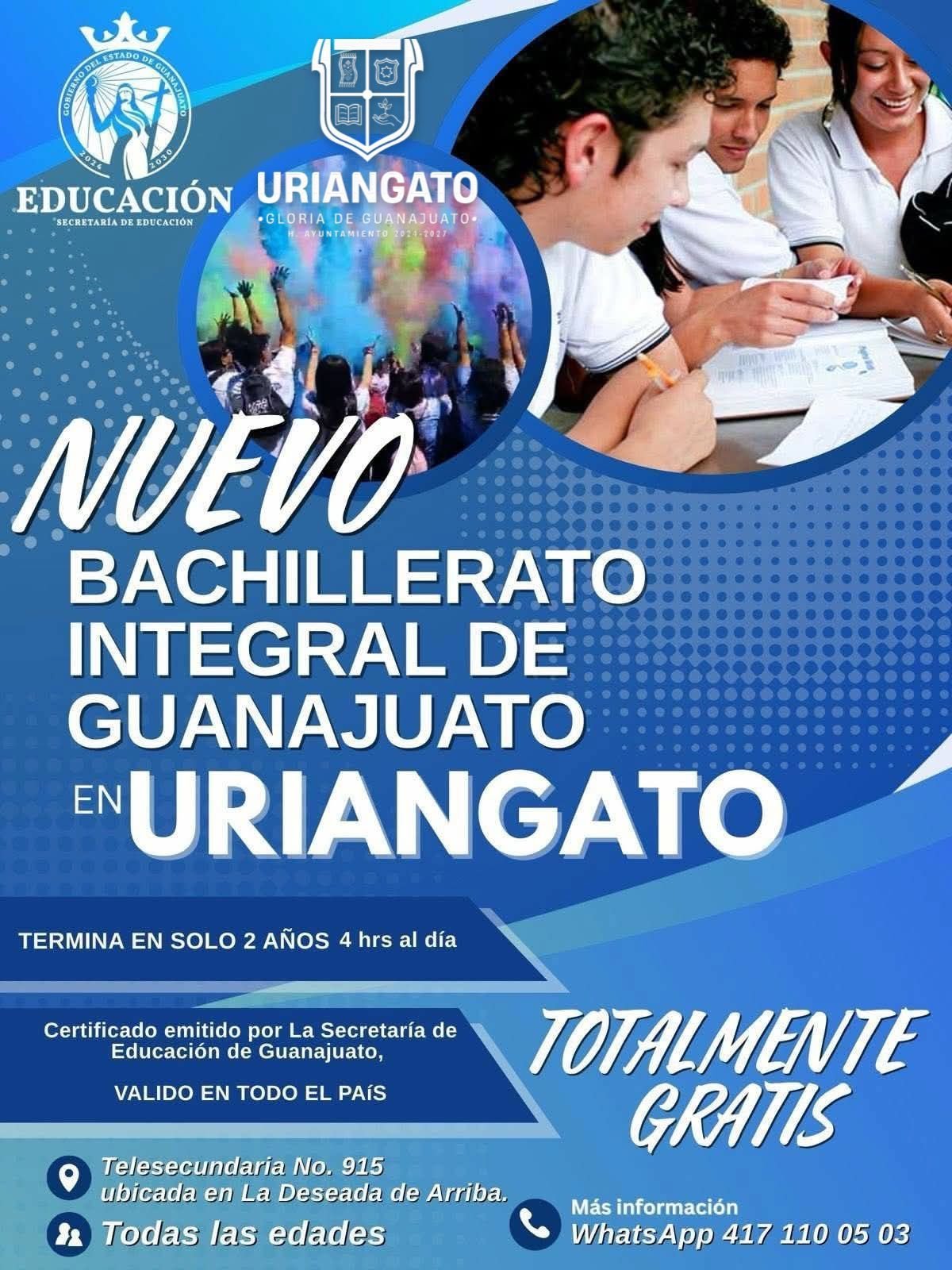 Apertura de preparatoria totalmente gratuita