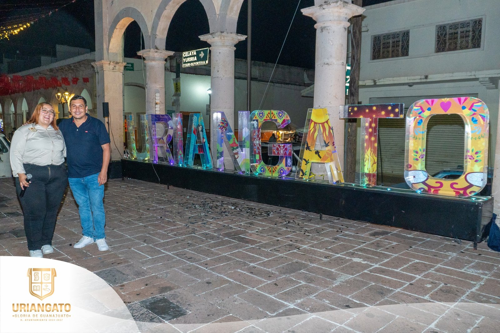 Uriangato tiene nuevas letras 