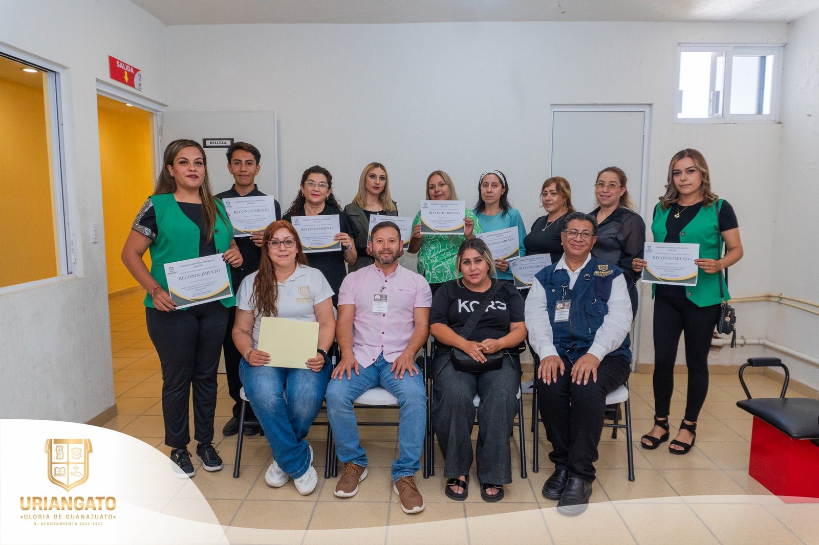 Cierre de taller de Belleza, Direccion de Desarrollo Social.