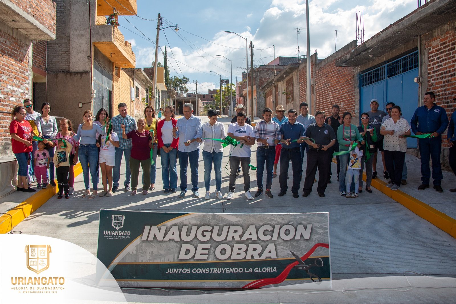 Inauguración de la calle Oaxaca en la colonia Juárez