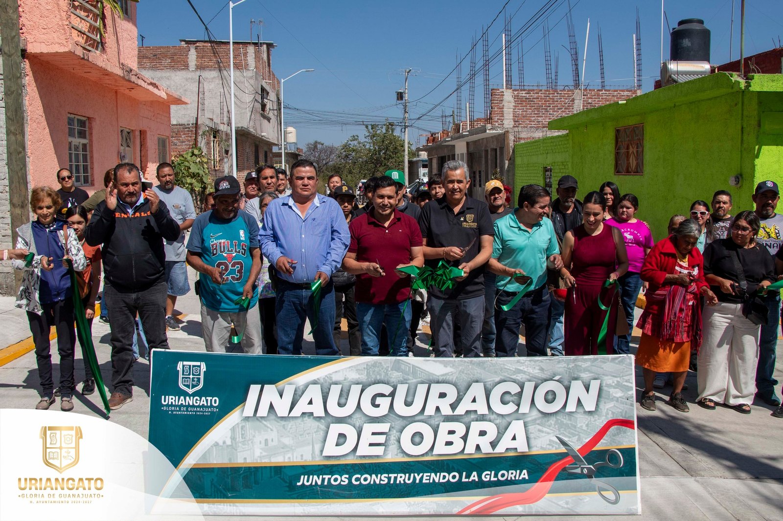 Inauguración de la calle Cuitláhuac de la Colonia Los Pinos