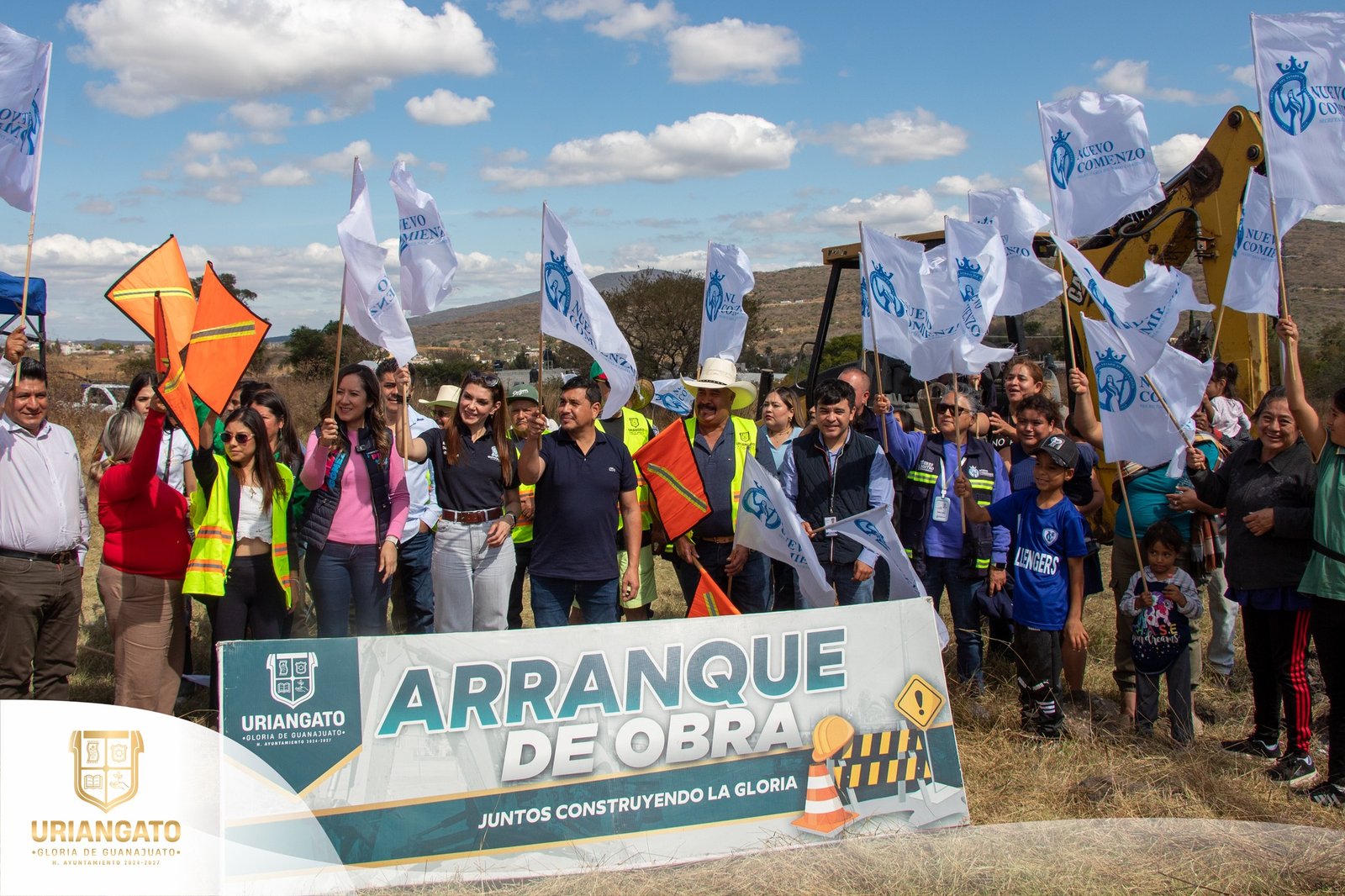 Arranque de obra del Tanque Elevado de Agua Potable de la comunidad de San Jose