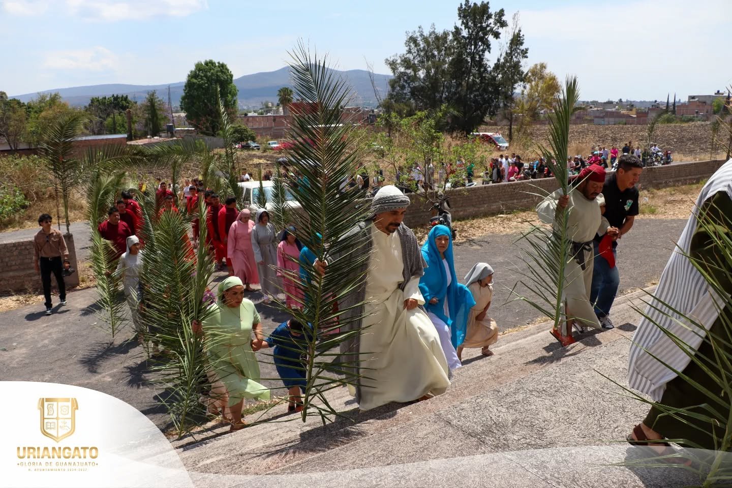 Representación bíblica del Domingo de ramos