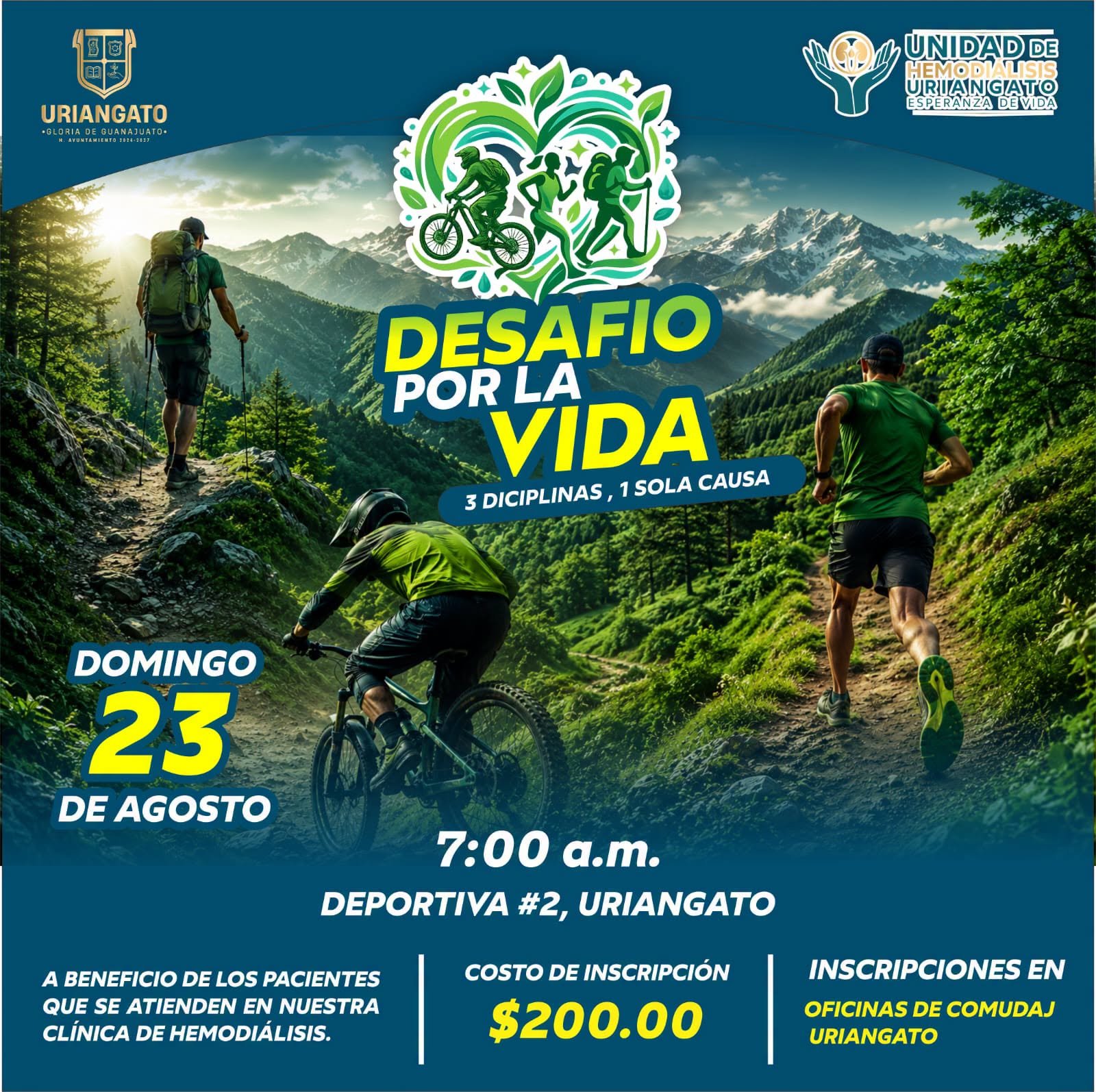 ¡El Desafío por la Vida te espera!