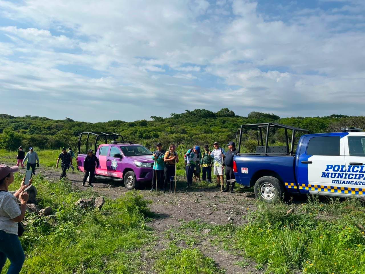Localizacion de persona estraviada en Cerro Prieto