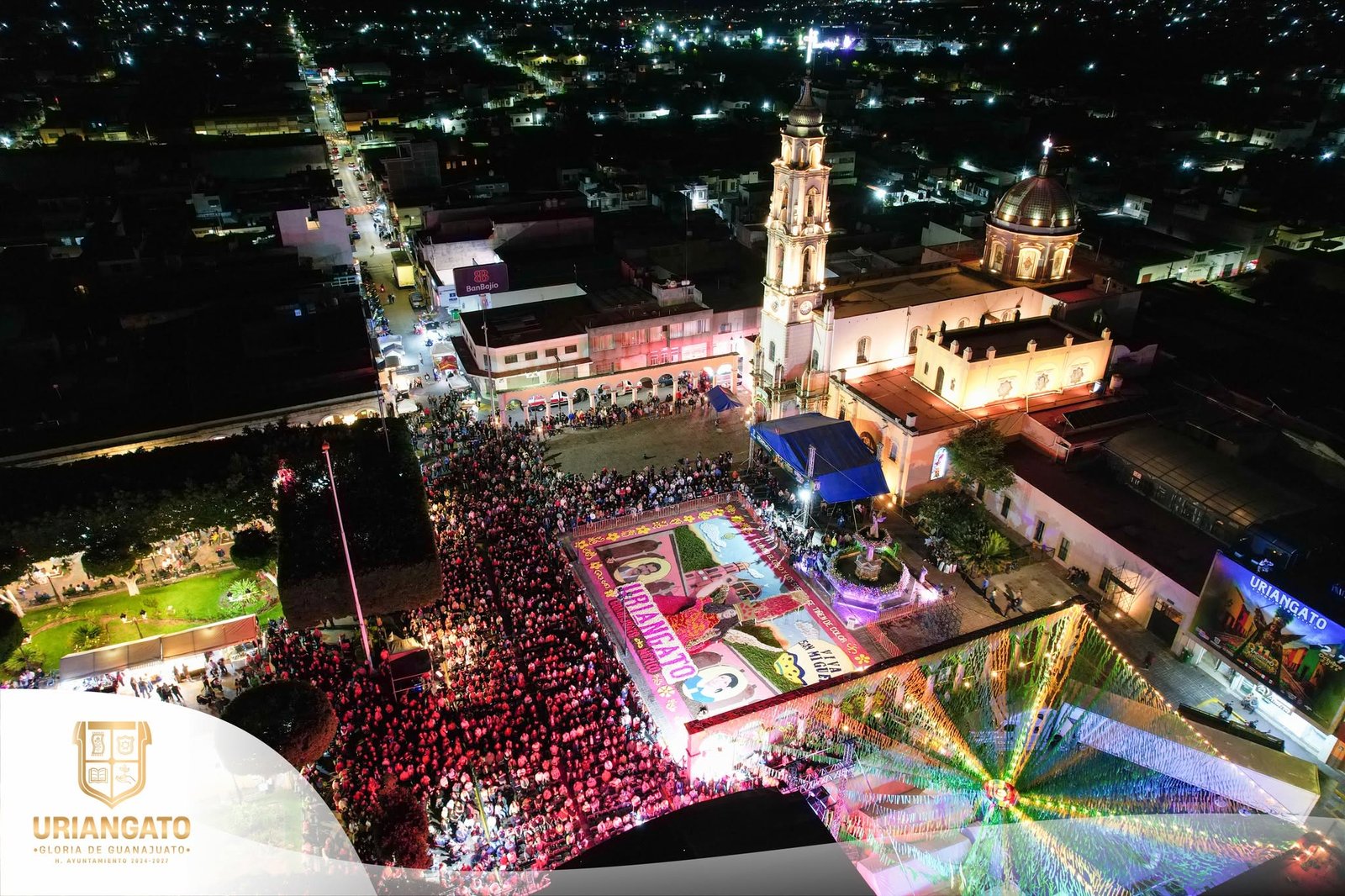 Inauguración de la alfombra monumental