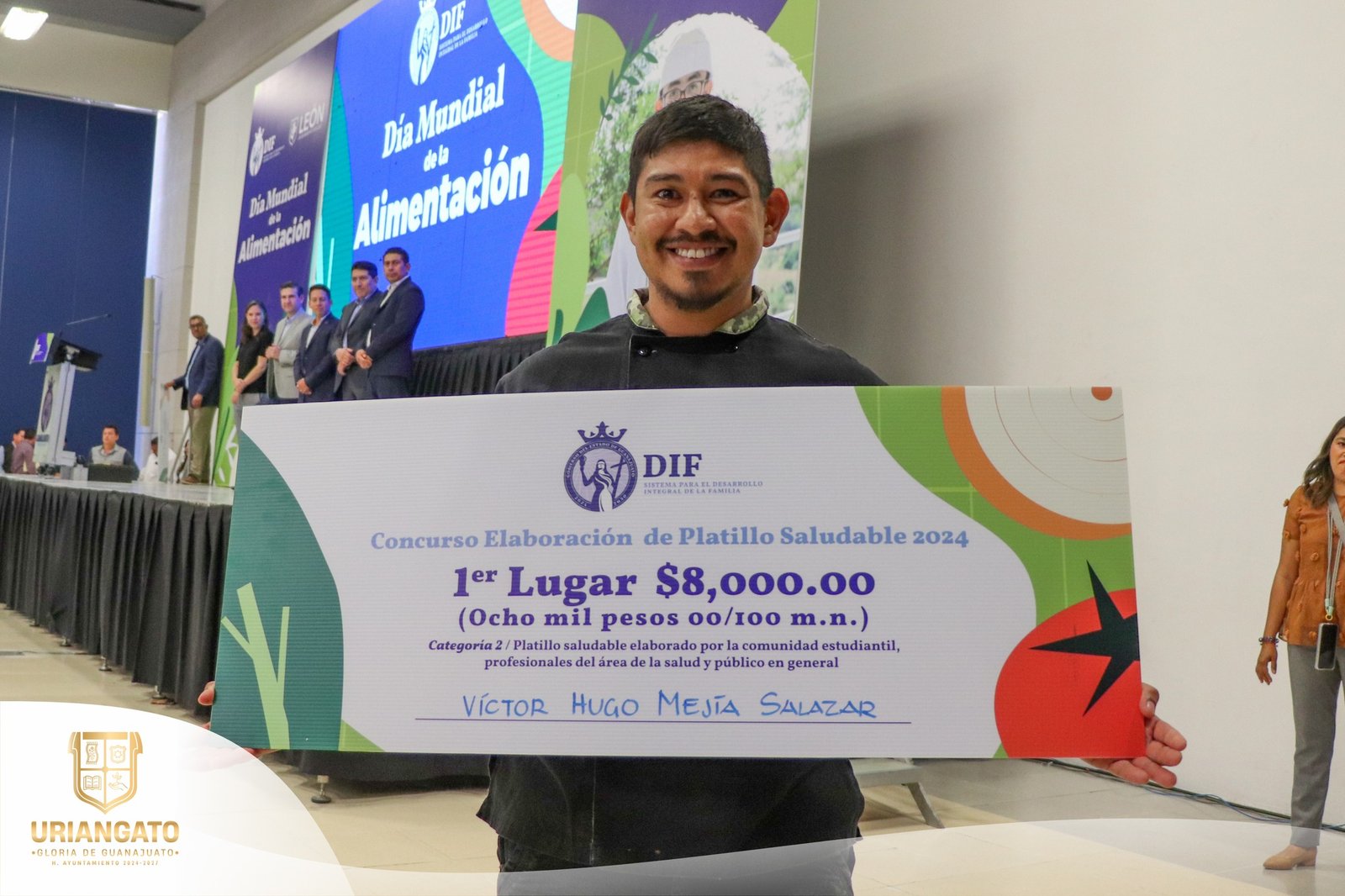 Uriangato primer lugar estatal en la Categoría de Platillo Saludable