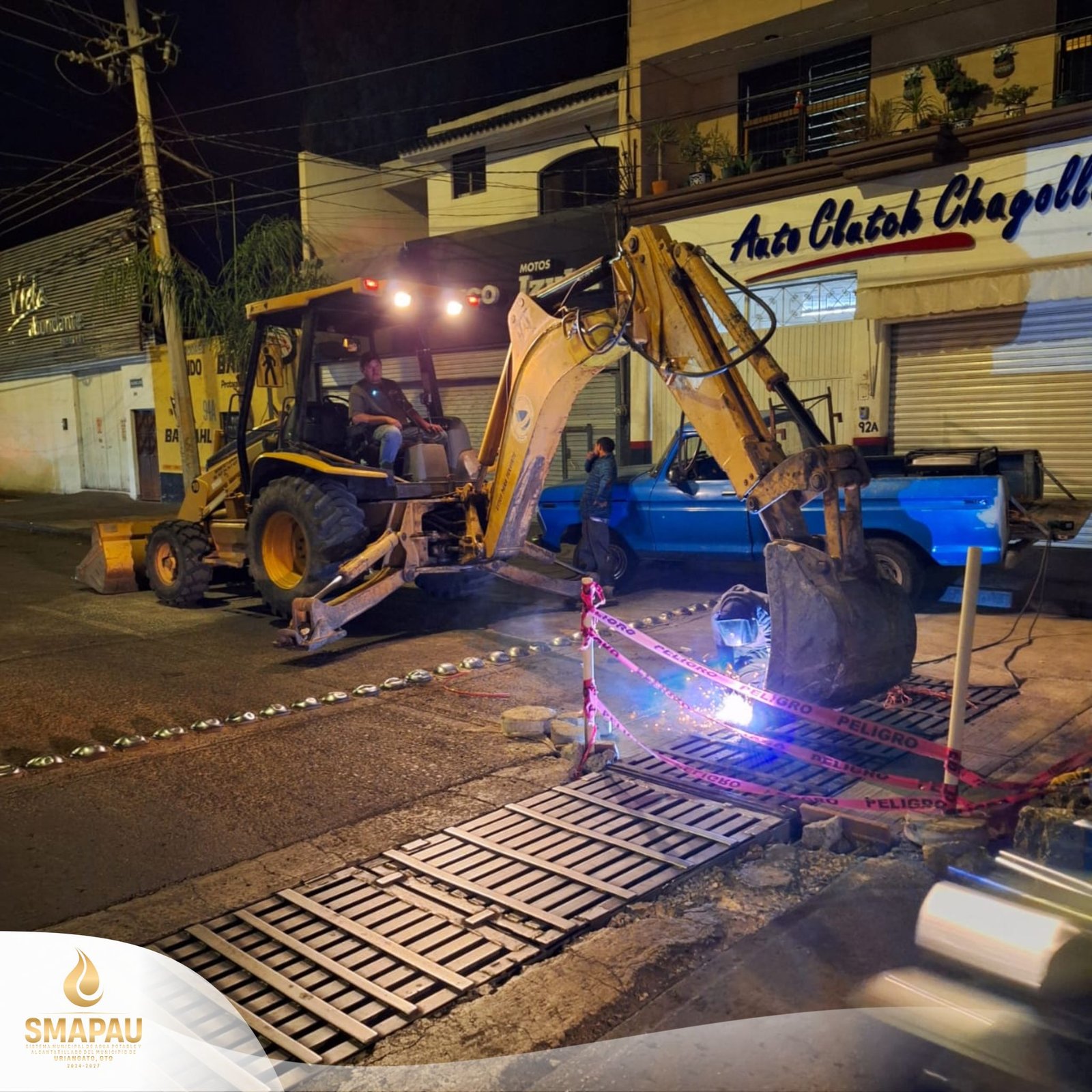 SMAPAU trabajando para mejorar la calidad de los servicio para los Uriangatenses.