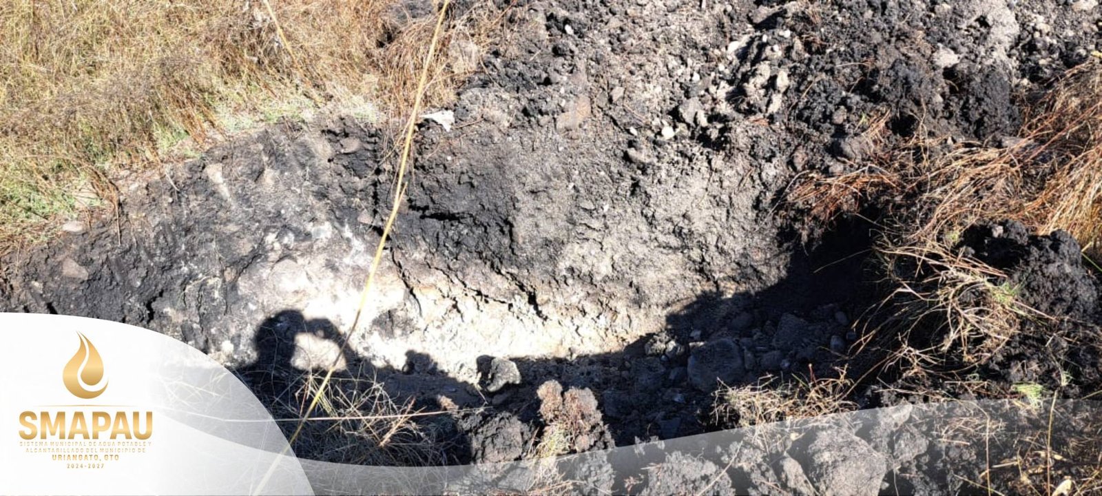 SMAPAU trabajando en el proyecto del tanque elevado de San José Cuaracurio