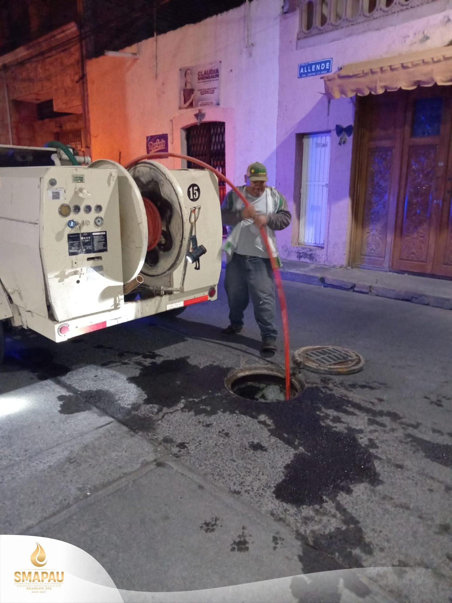 Campaña de limpieza de desazolves (drenajes centrales y bocas de tormenta)
