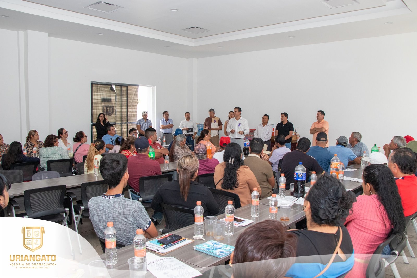 Reunión con los delegados y delegadas de Uriangato.