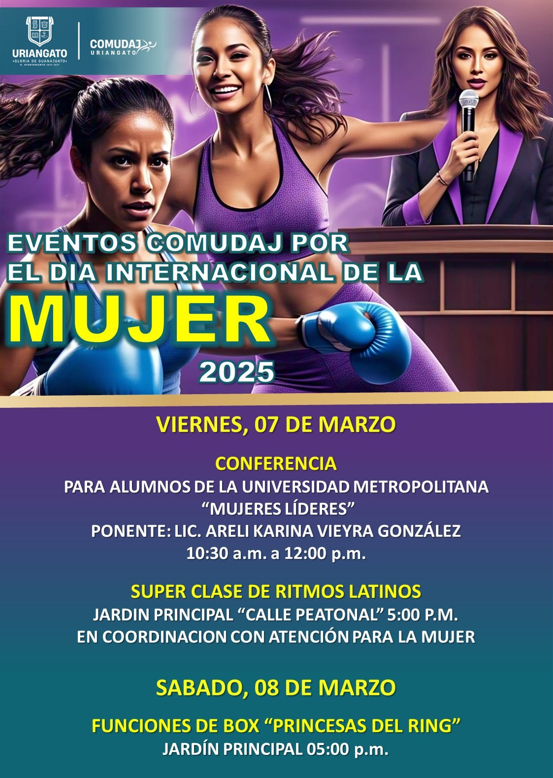 Programa dia internacional de la mujer