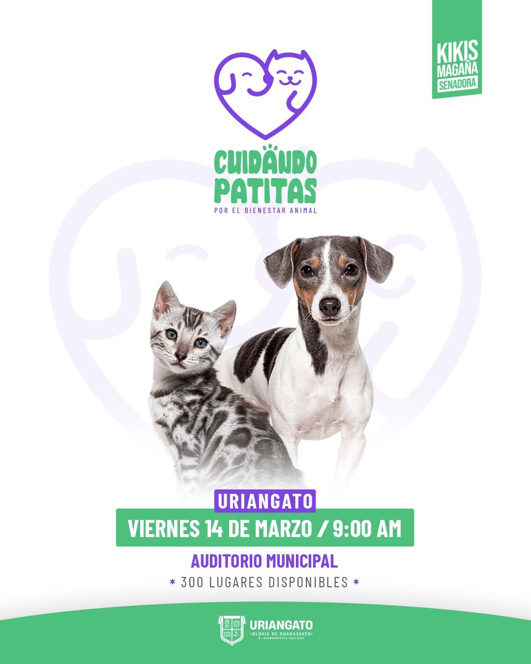 "Cuidando patitas por el bienestar animal" Mega esterilización