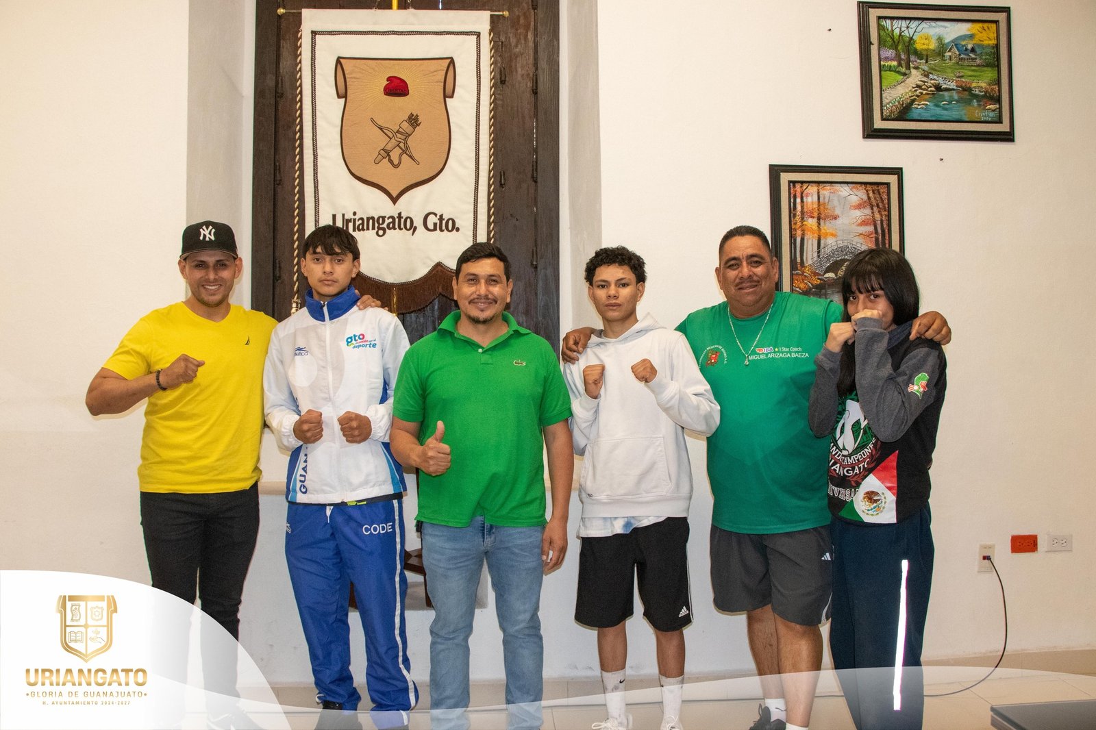 Orgullosamente representantes de Uriangato, Gto. en los juegos CONADE.