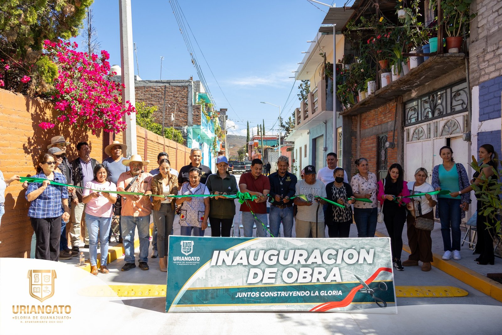 inauguración de la calle Matamoros del Derramadero