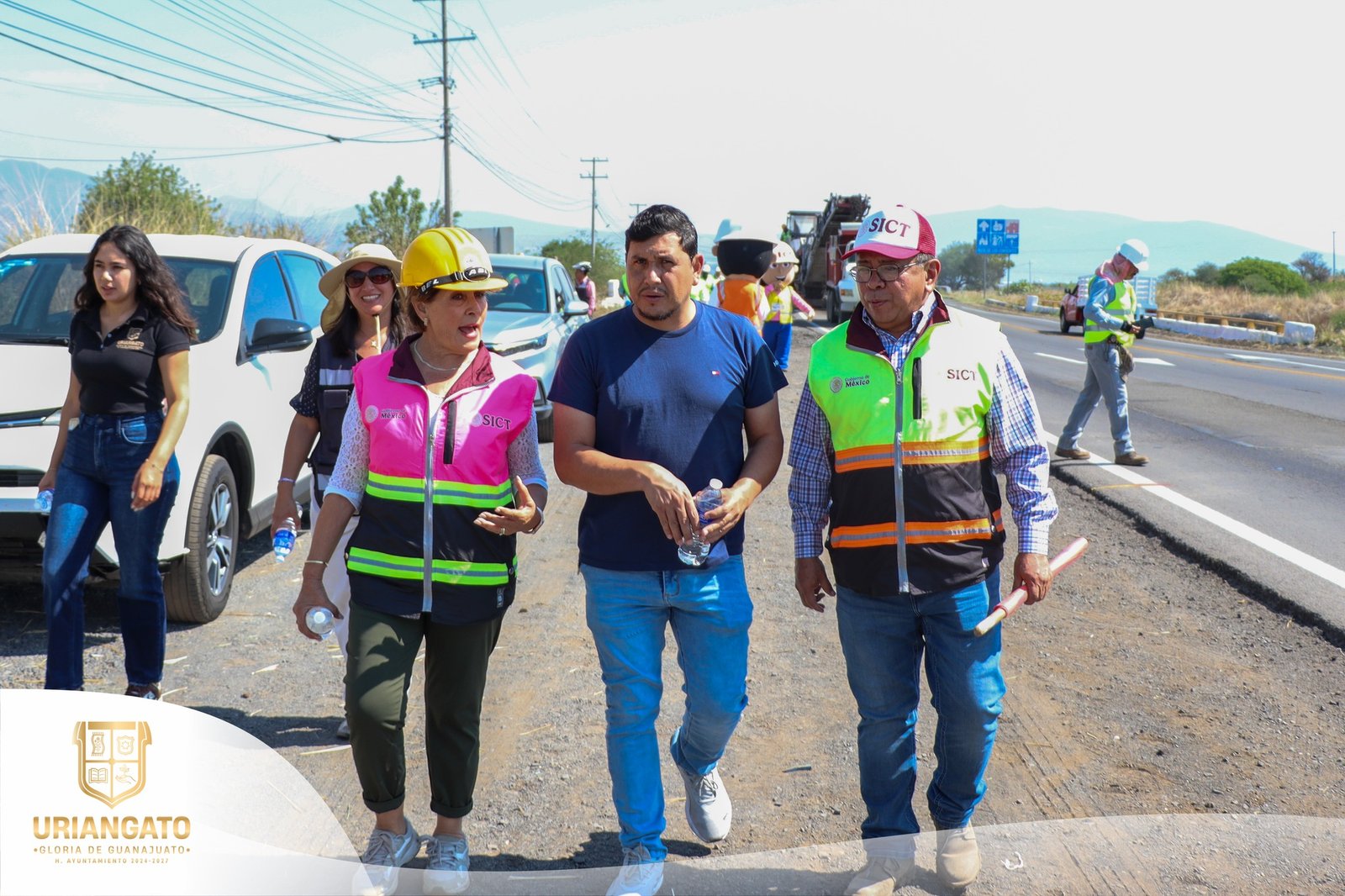 Rencarpetación de la carretera Uriangato–Valle de Santiago